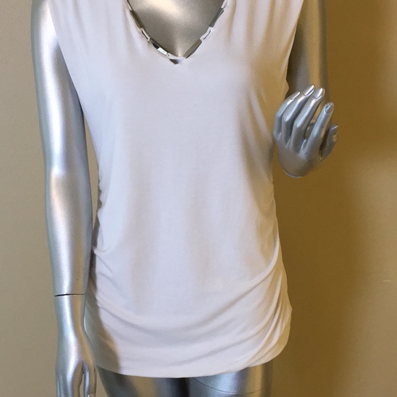 WHBM | Bar-Hardware Sleeveless Top - Picture 6 of 15
